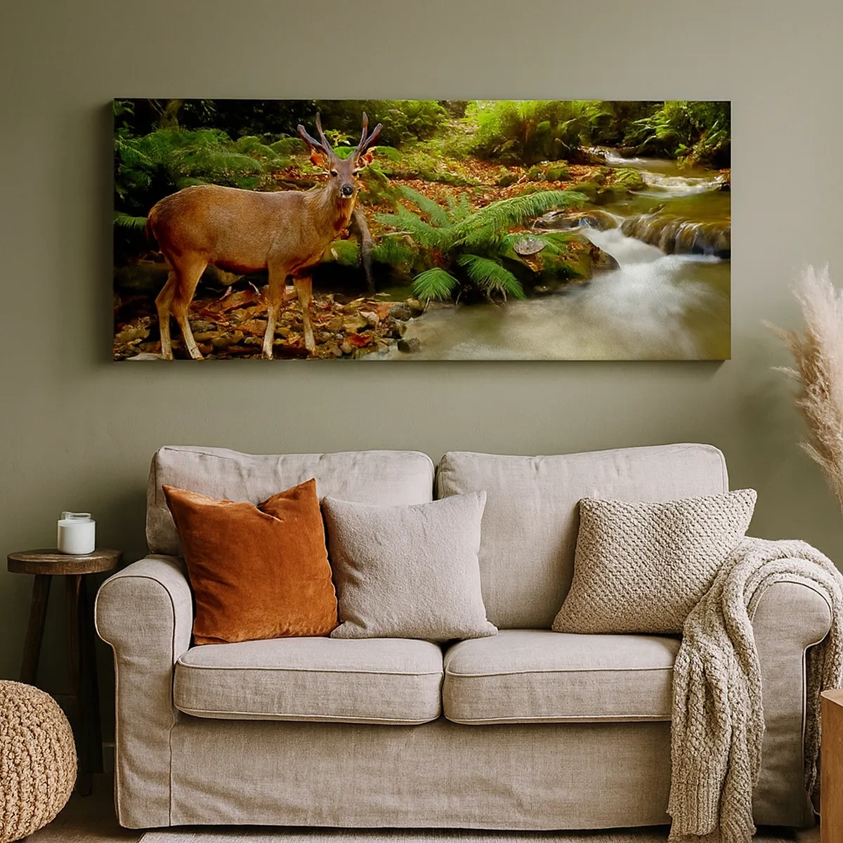 Bild auf Leinwand - Leinwandbild - Willkommen in meiner Welt - 30x30 cm