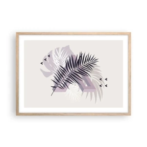 Poster in einem Rahmen aus heller Eiche - Der Schatten des Schattens - 70x50 cm