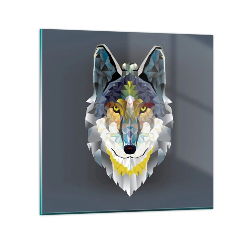 Glasbild - Bild auf glas - Vom Teufel sprechen - 30x30 cm