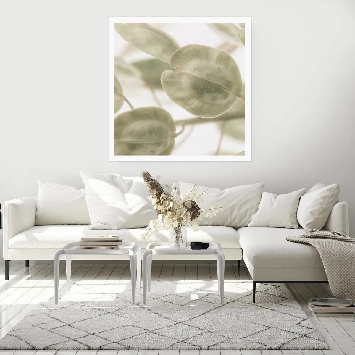 Poster - Am Anfang waren Blätter... - 50x50 cm