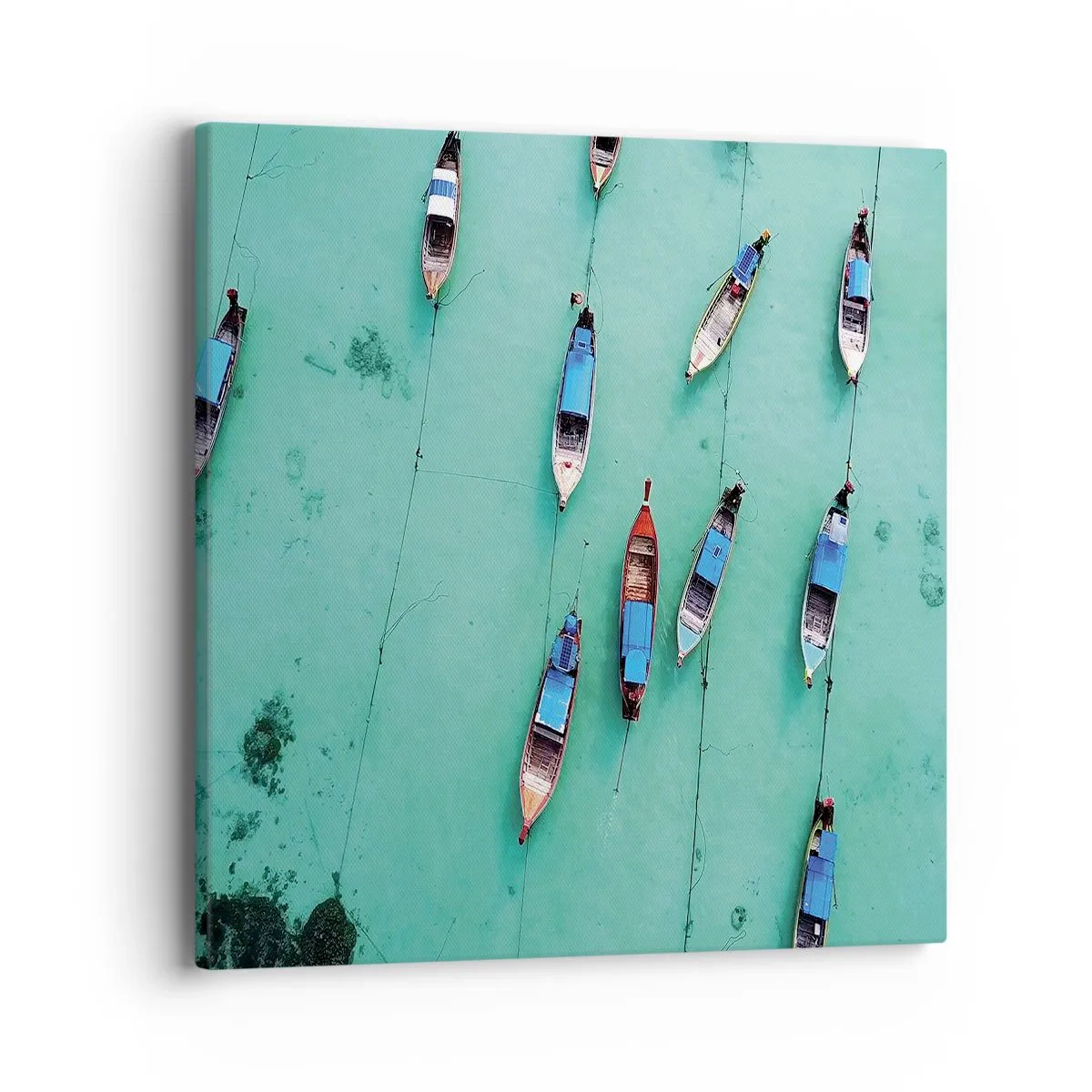 Bild auf Leinwand - Leinwandbild - In freudiger Erwartung - 40x40 cm