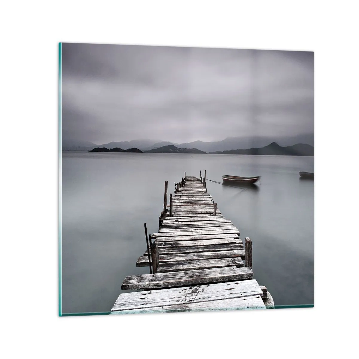 Glasbild - Bild auf glas - Du kannst morgen gehen - 50x50 cm