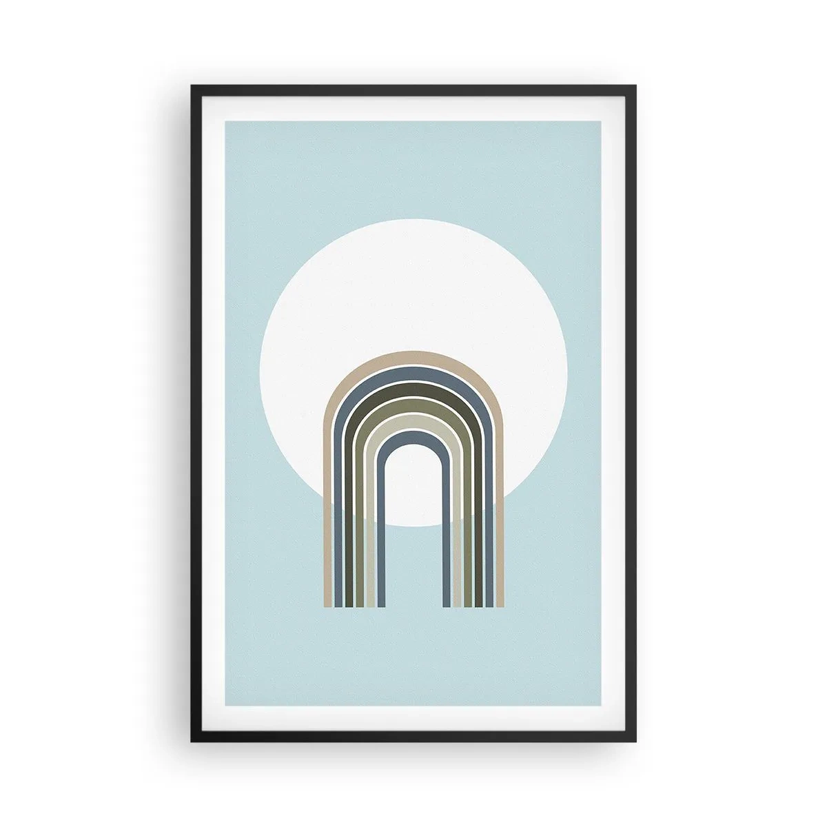 Poster in einem schwarzem Rahmen - Unwiderstehliche Anziehungskraft - 61x91 cm