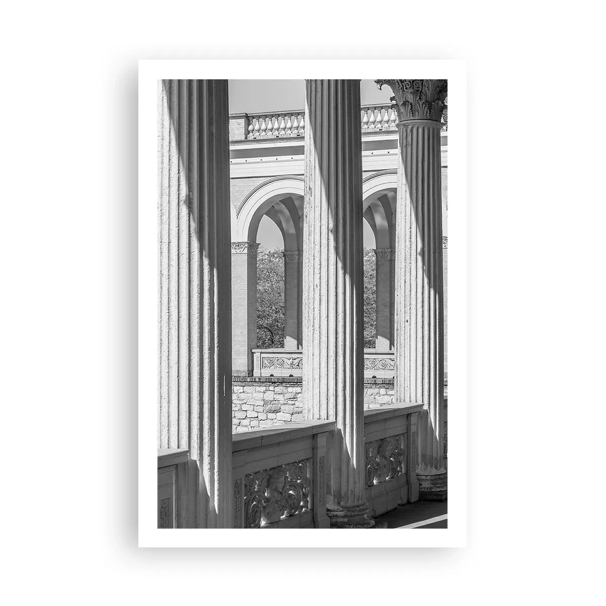 Poster - Sonnige Arkade - 61x91 cm