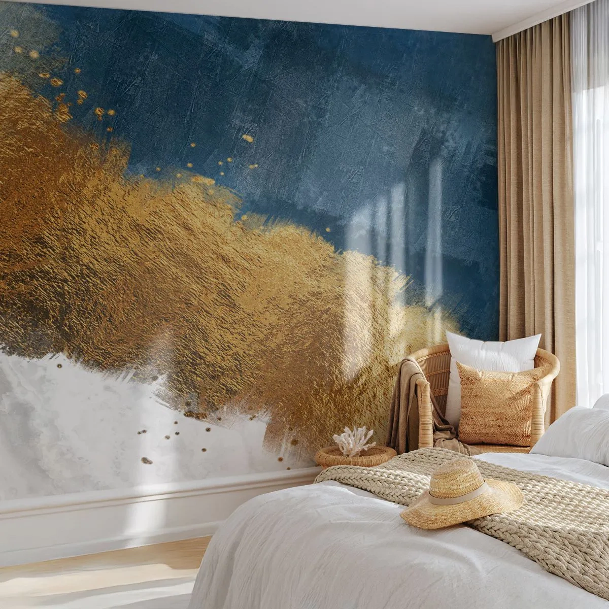 Fototapete Standard Eco - Farben des Sommers - Art Deco, Stück, Modern - 350x256 cm