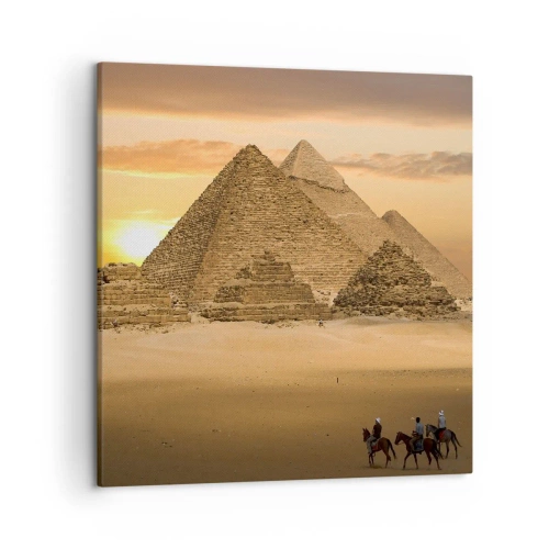 Bild auf Leinwand - Leinwandbild - Seit Tausenden von Jahren keine Veränderung - 50x50 cm