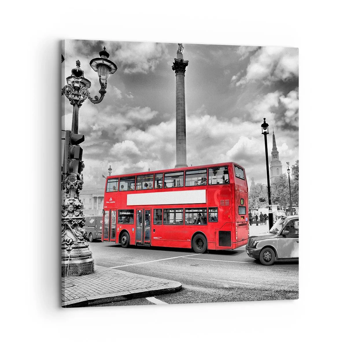 Bild auf Leinwand - Leinwandbild - Der wahre Blutkreislauf der Stadt - 60x60 cm