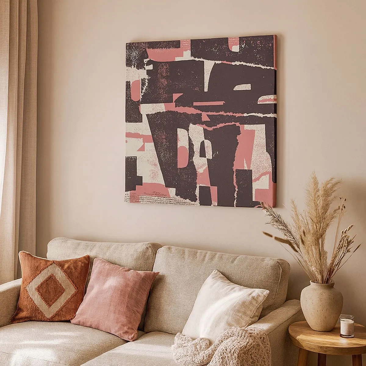 Bild auf Leinwand - Leinwandbild - All dieser Lärm - 30x30 cm