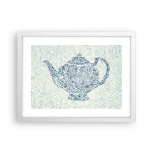 Poster in einem weißen Rahmen - Tee-Charm - 40x30 cm