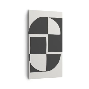 Bild auf Leinwand - Leinwandbild - Antithese - Synthese - 55x100 cm