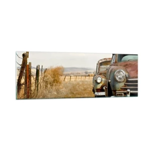 Glasbild - Bild auf glas - Eine wohlverdiente Ruhe - 90x30 cm