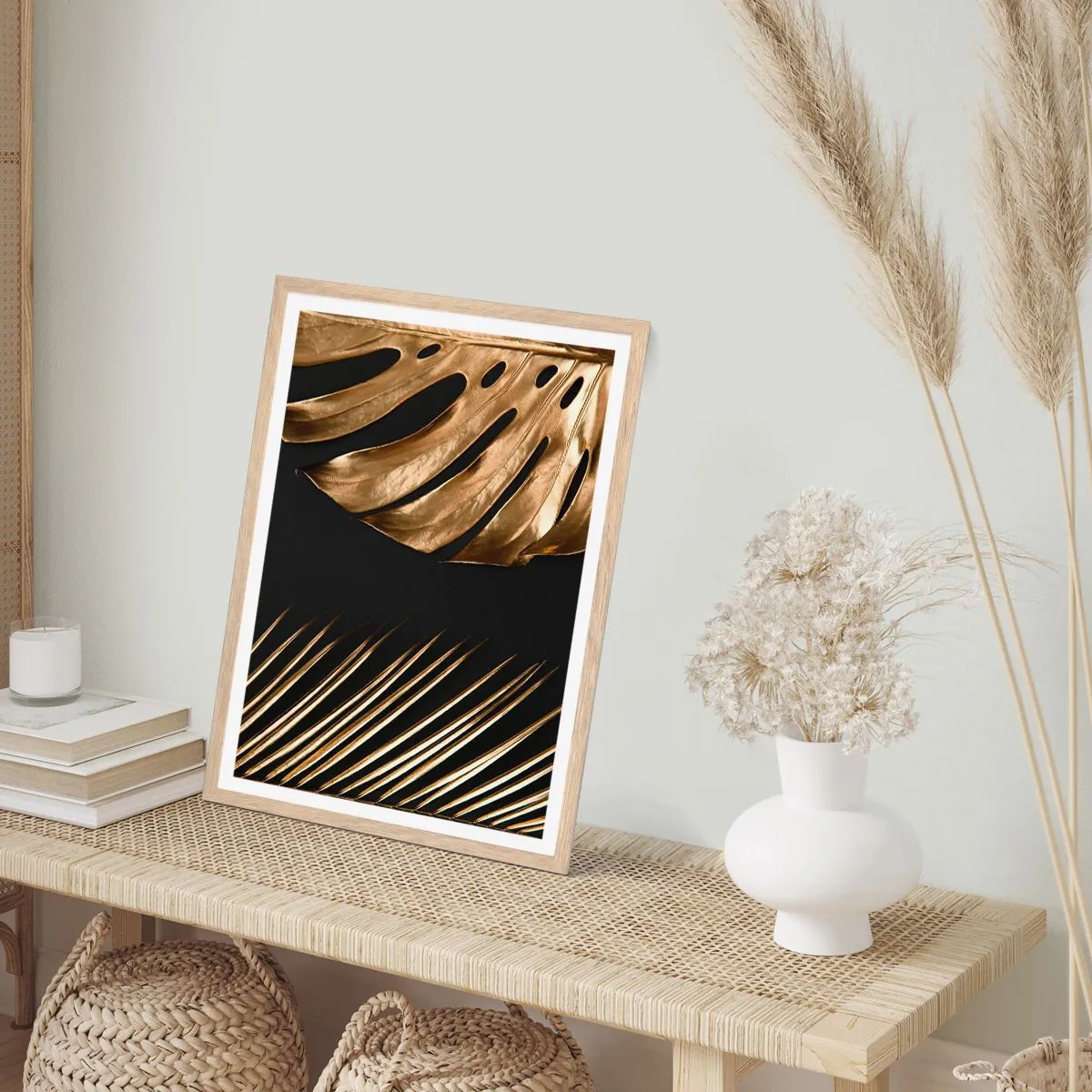 Poster in einem Rahmen aus heller Eiche - Anders und genauso teuer - 30x40 cm