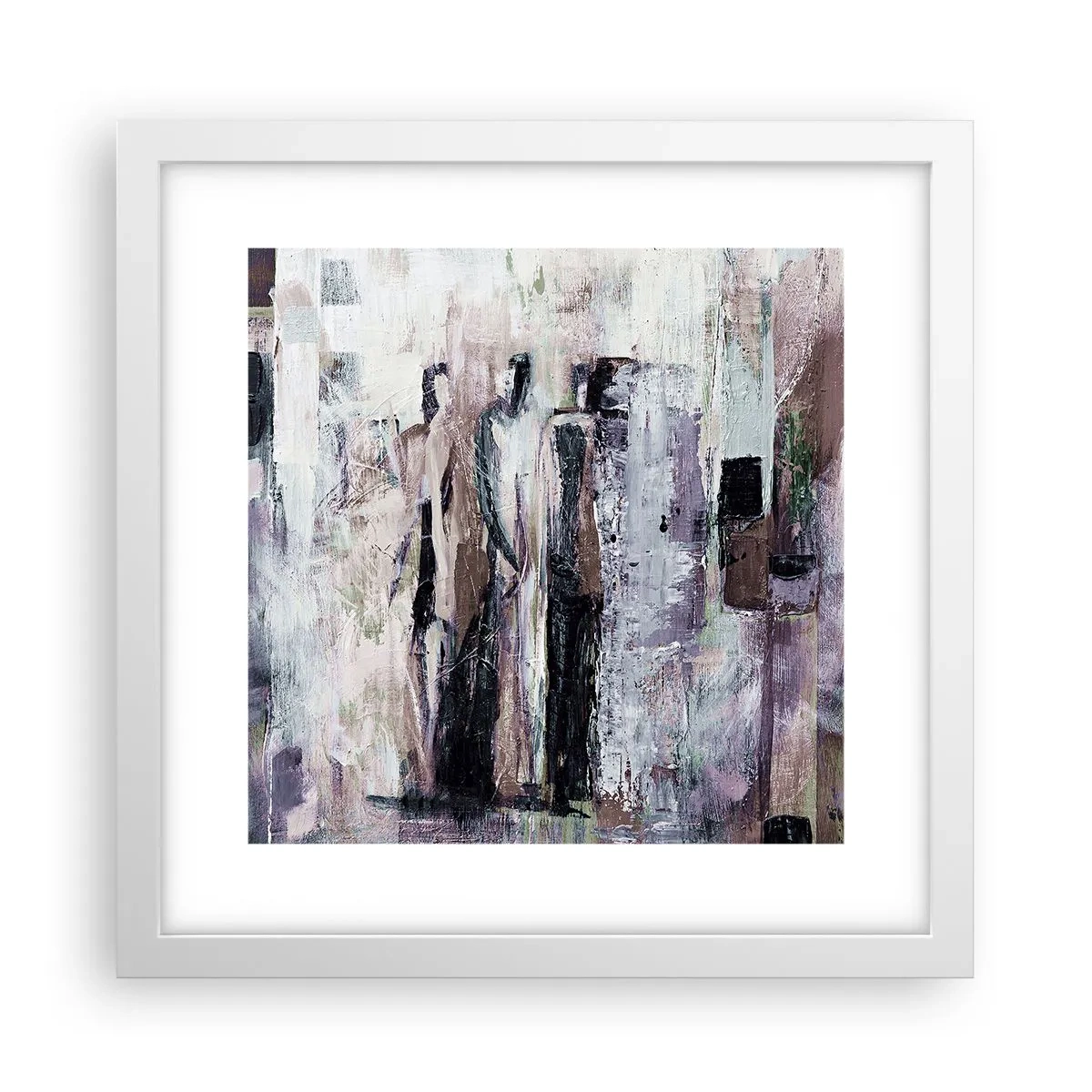 Poster in einem weißen Rahmen - Die geheimnisvolle Drei - 30x30 cm