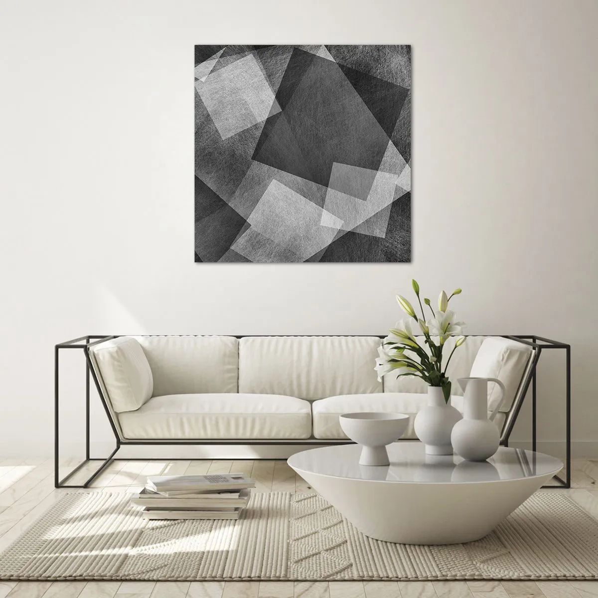 Glasbild - Bild auf glas - Das ewige Symbol für Beständigkeit und Ordnung - 30x30 cm