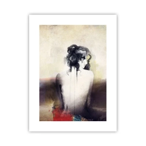 Poster - Glatte Linien, ovale Formen - 30x40 cm