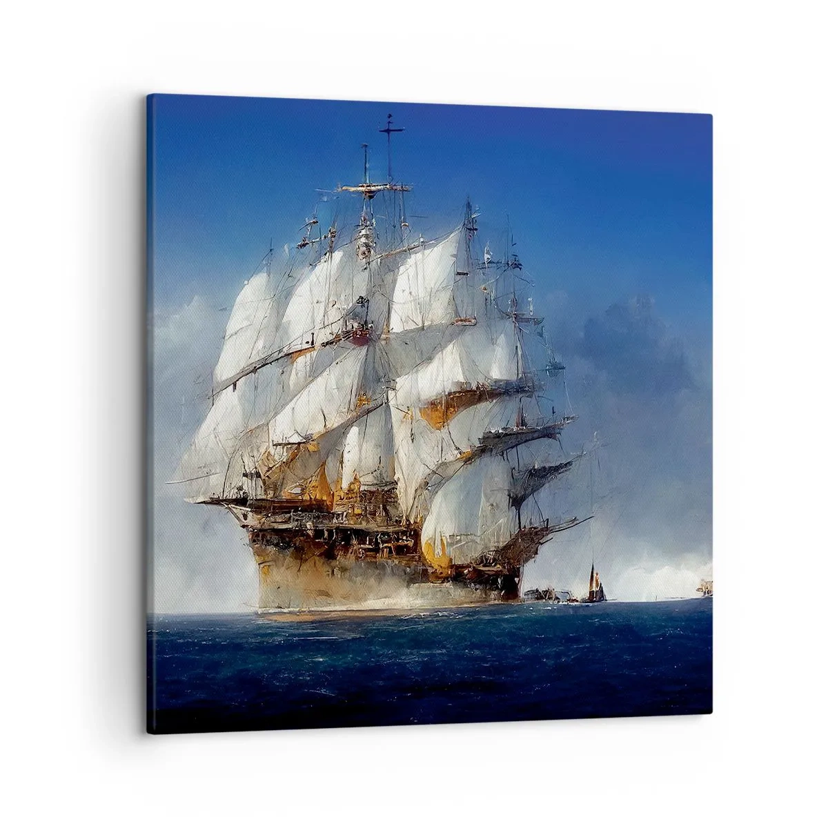 Bild auf Leinwand - Leinwandbild - Der große Ruhm! - 50x50 cm