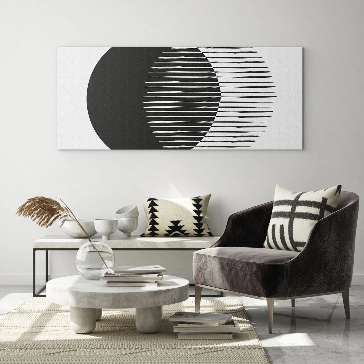 Glasbild - Bild auf glas - Sein Alter Ego - 100x40 cm