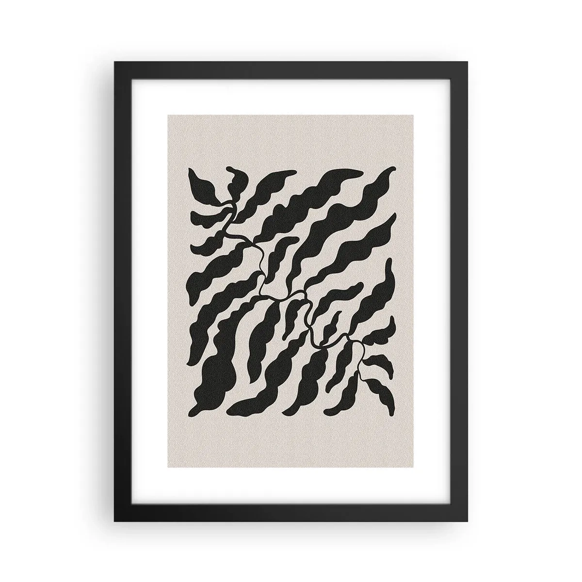 Poster in einem schwarzem Rahmen - Natur des Quadrats - 30x40 cm