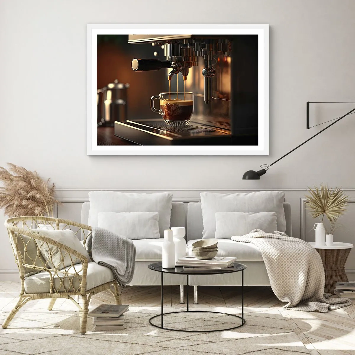 Poster in einem weißen Rahmen - Sinnliche Mischung - 40x30 cm