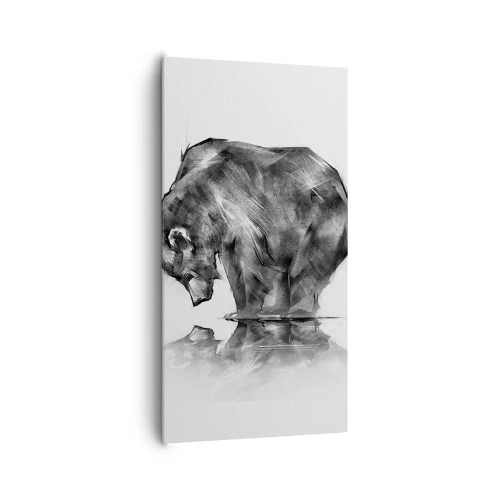 Bild auf Leinwand - Leinwandbild - Schön, jemanden in der Nähe zu sehen - 65x120 cm