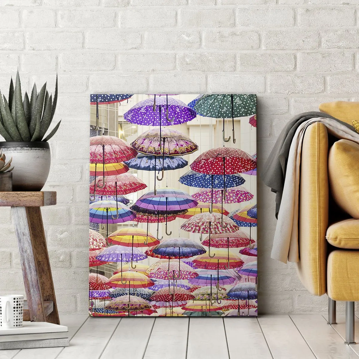 Bild auf Leinwand - Leinwandbild - Stadtwiese - 65x120 cm