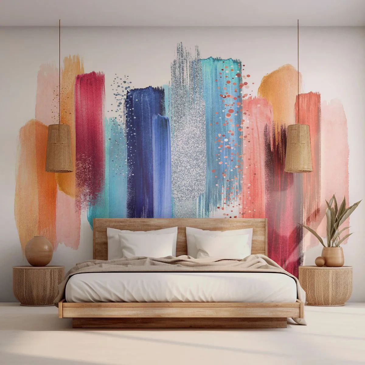 Fototapete Standard Eco - Auf und ab - Abstraktion, Stück, Moderne Kunst - 250x175 cm