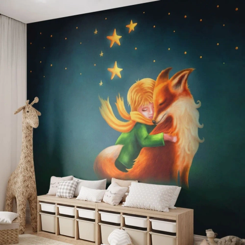 Fototapete Standard Eco - Kleiner Prinz - Für Kinder, Fuchs, Junge - 200x140 cm