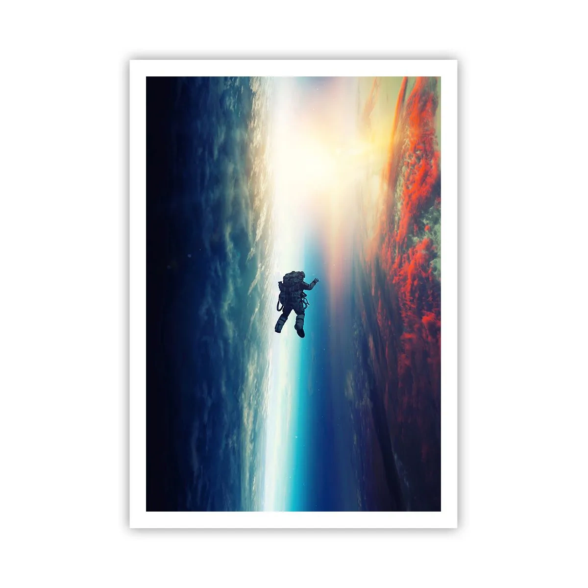 Poster - Sich dem Universum stellen - 70x100 cm