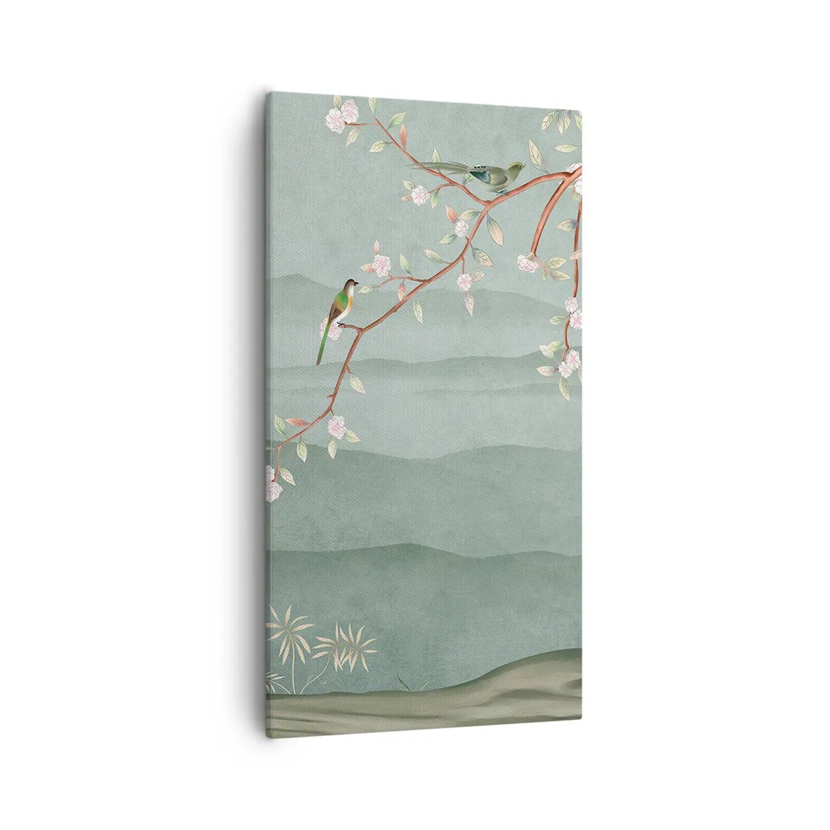 Bild auf Leinwand - Leinwandbild - Frühling, oh, du bist es - 55x100 cm