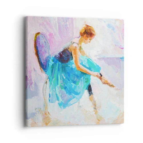 Bild auf Leinwand - Leinwandbild - Unbeschreibliche Anmut, subtiler Charme - 40x40 cm