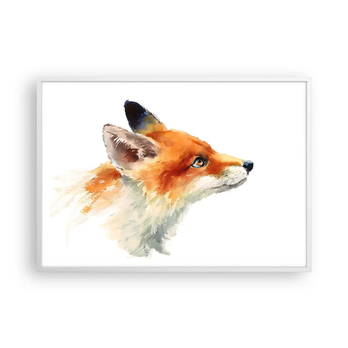 Poster in einem weißen Rahmen - Man kann nie vorsichtig genug sein - 100x70 cm