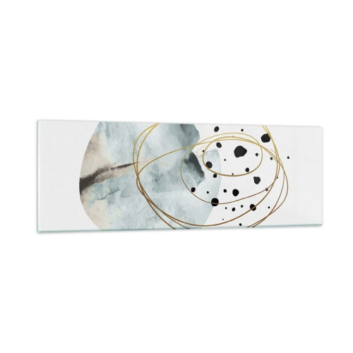 Glasbild - Bild auf glas - Vom Weltraum umarmt - 90x30 cm