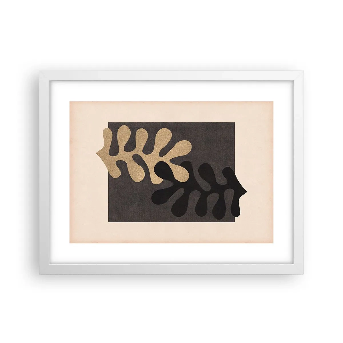 Poster in einem weißen Rahmen - Abwesenheit und Ergänzung - 40x30 cm