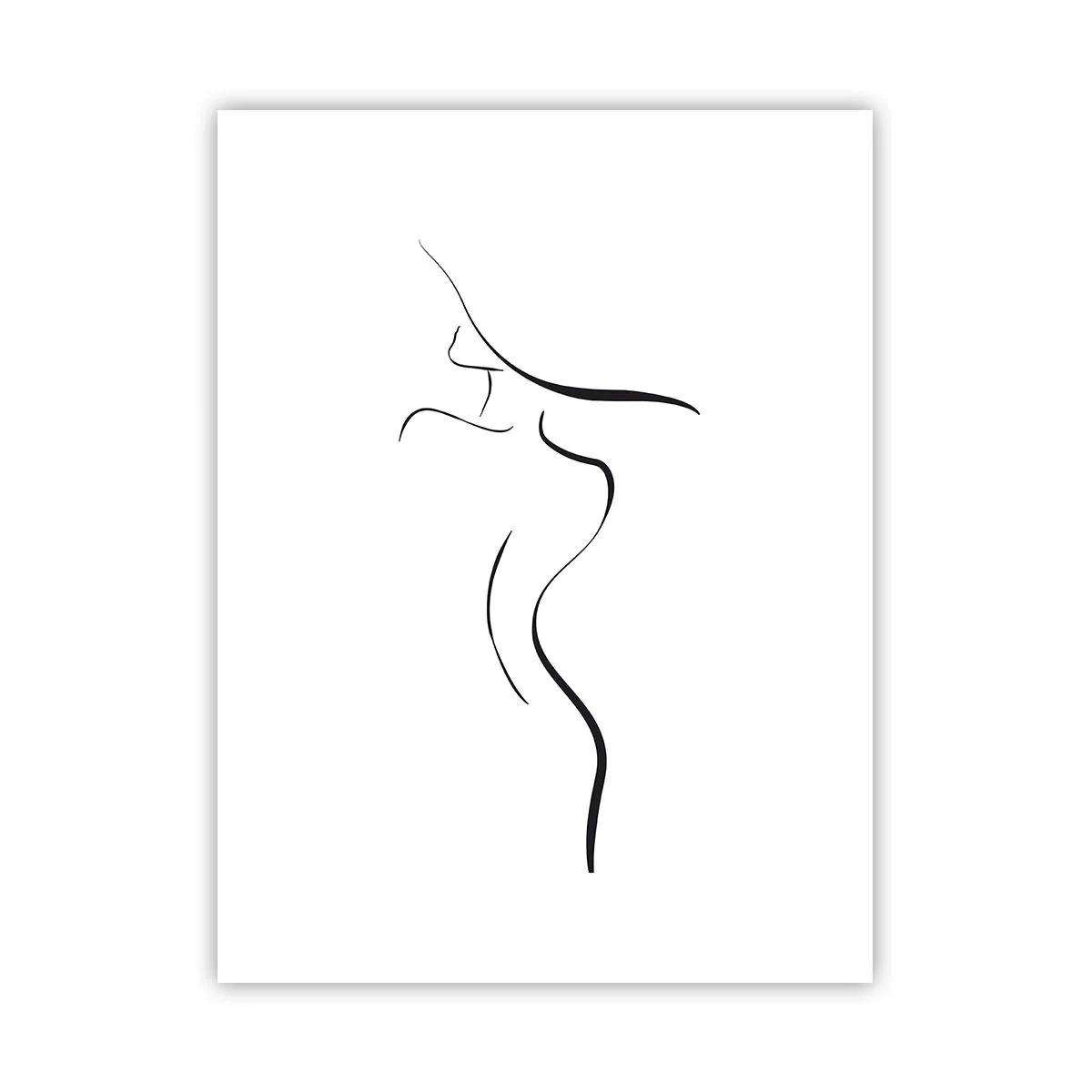 Poster - Flüchtig wie eine Welle - 30x40 cm