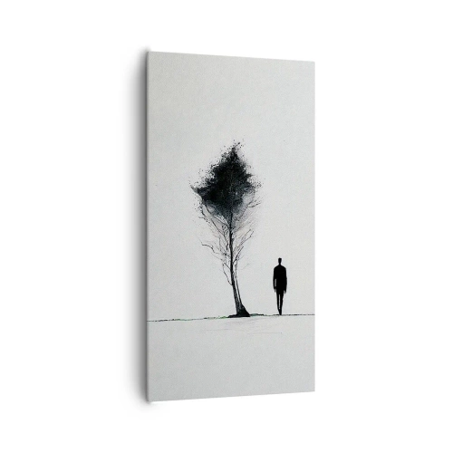 Bild auf Leinwand - Leinwandbild - Wir wandern alle - 65x120 cm