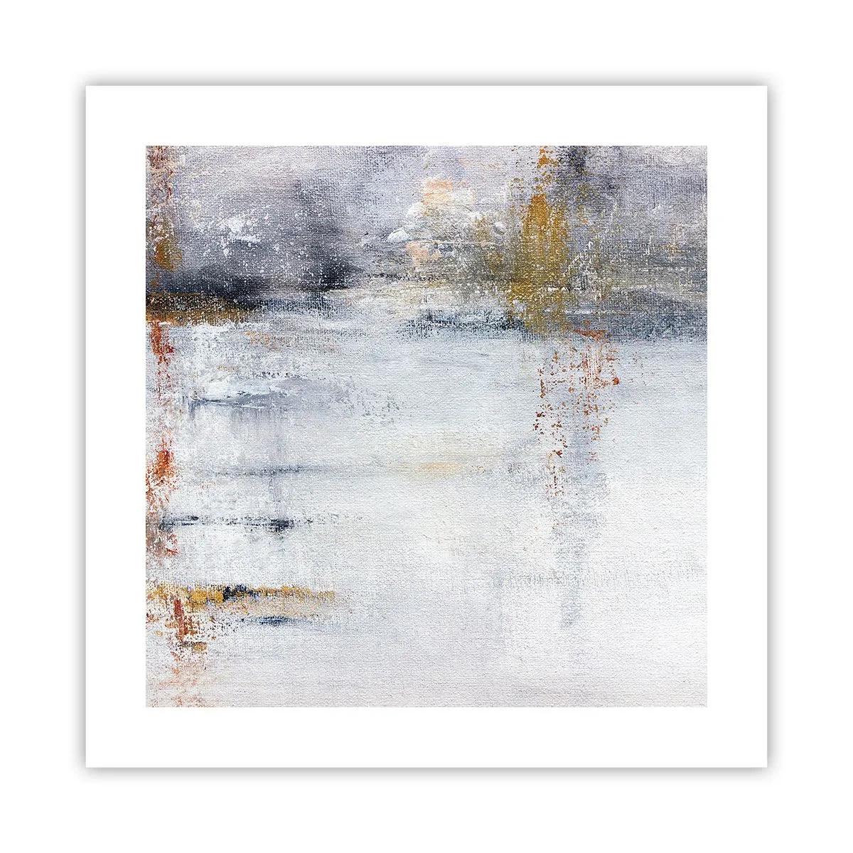 Poster - Hinter dem Luftvorhang - 40x40 cm