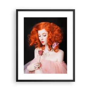 Poster in einem schwarzem Rahmen - Im barocken Stil - 40x50 cm