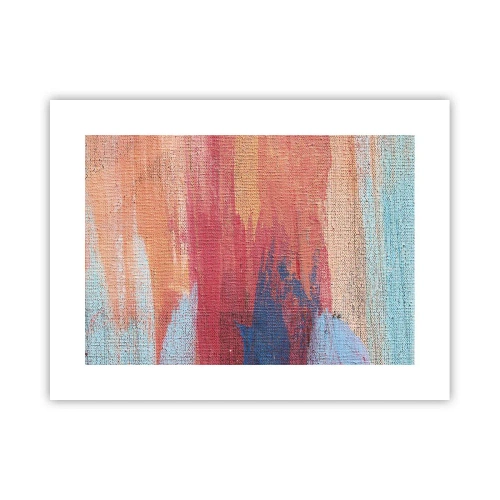 Poster - Renne den Regenbogen hinunter - 40x30 cm