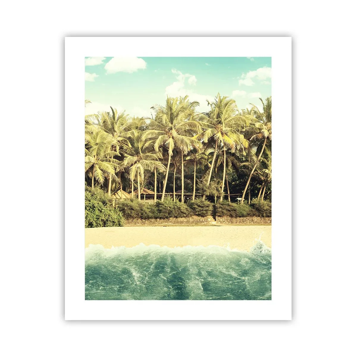 Poster - Wie wäre es hier? - 40x50 cm