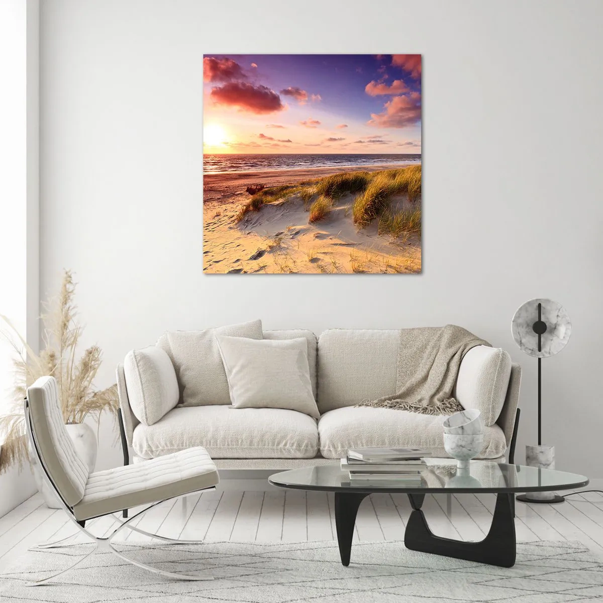 Glasbild - Bild auf glas - Die Luft riecht schon im Sommer - 50x50 cm