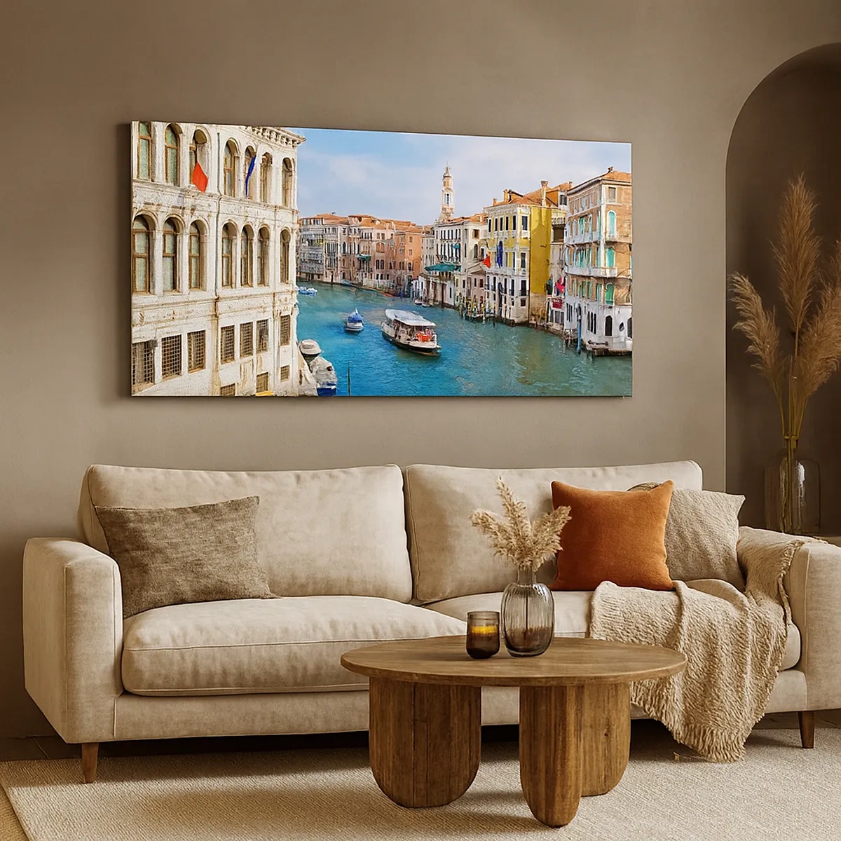 Bild auf Leinwand - Leinwandbild - Der einzigartige Verkehr der Welt - 30x30 cm