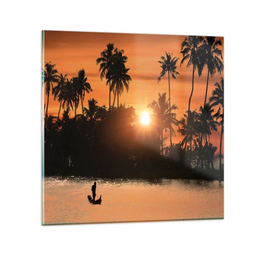 Glasbild - Bild auf glas - Zeit zum Entspannen - 50x50 cm