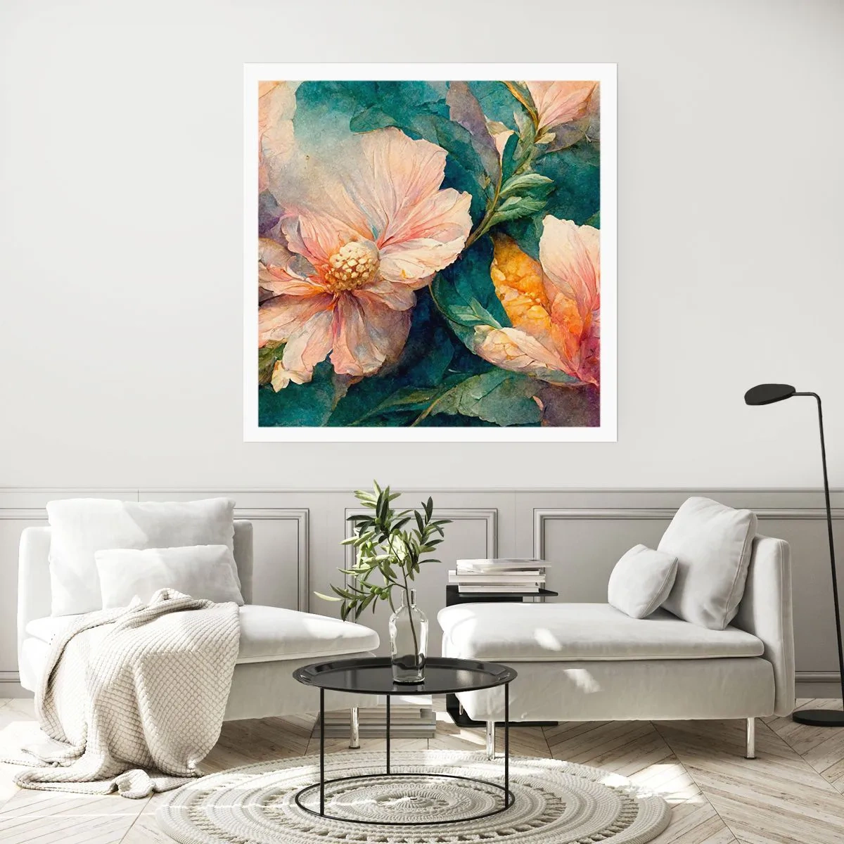 Poster - Pure Subtilität - 40x40 cm