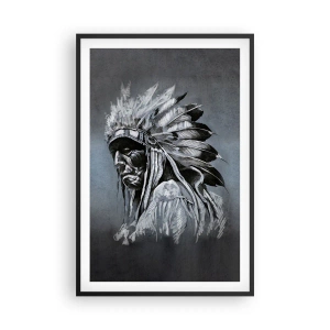 Poster in einem schwarzem Rahmen - Zurück zu den Wurzeln - 61x91 cm