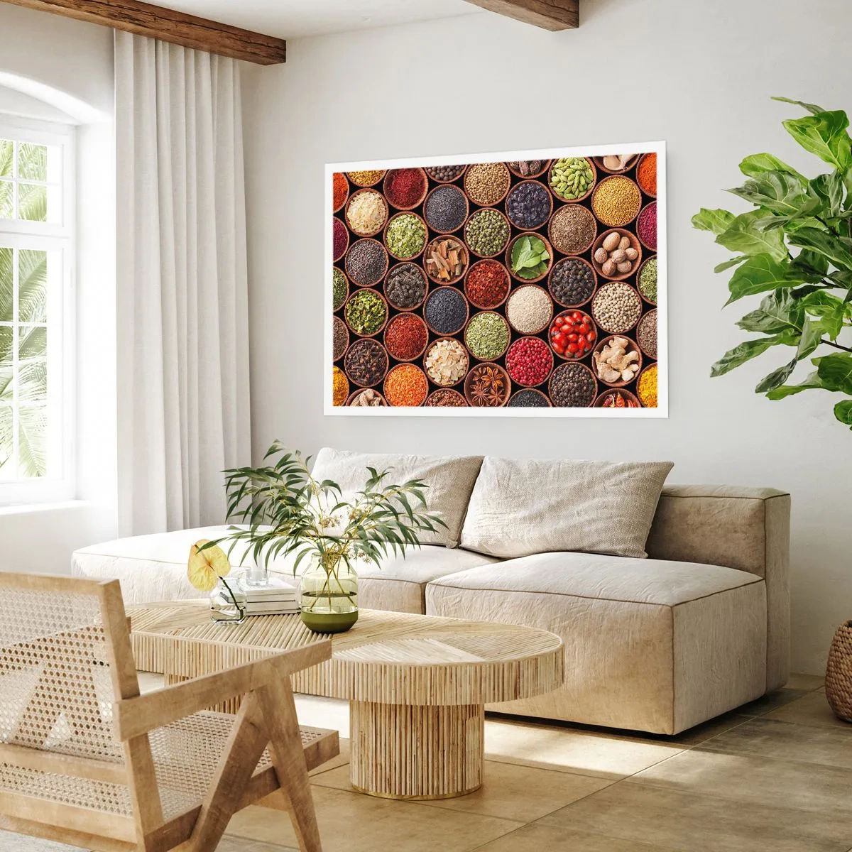 Poster - Alle Aromen der Welt - 70x50 cm
