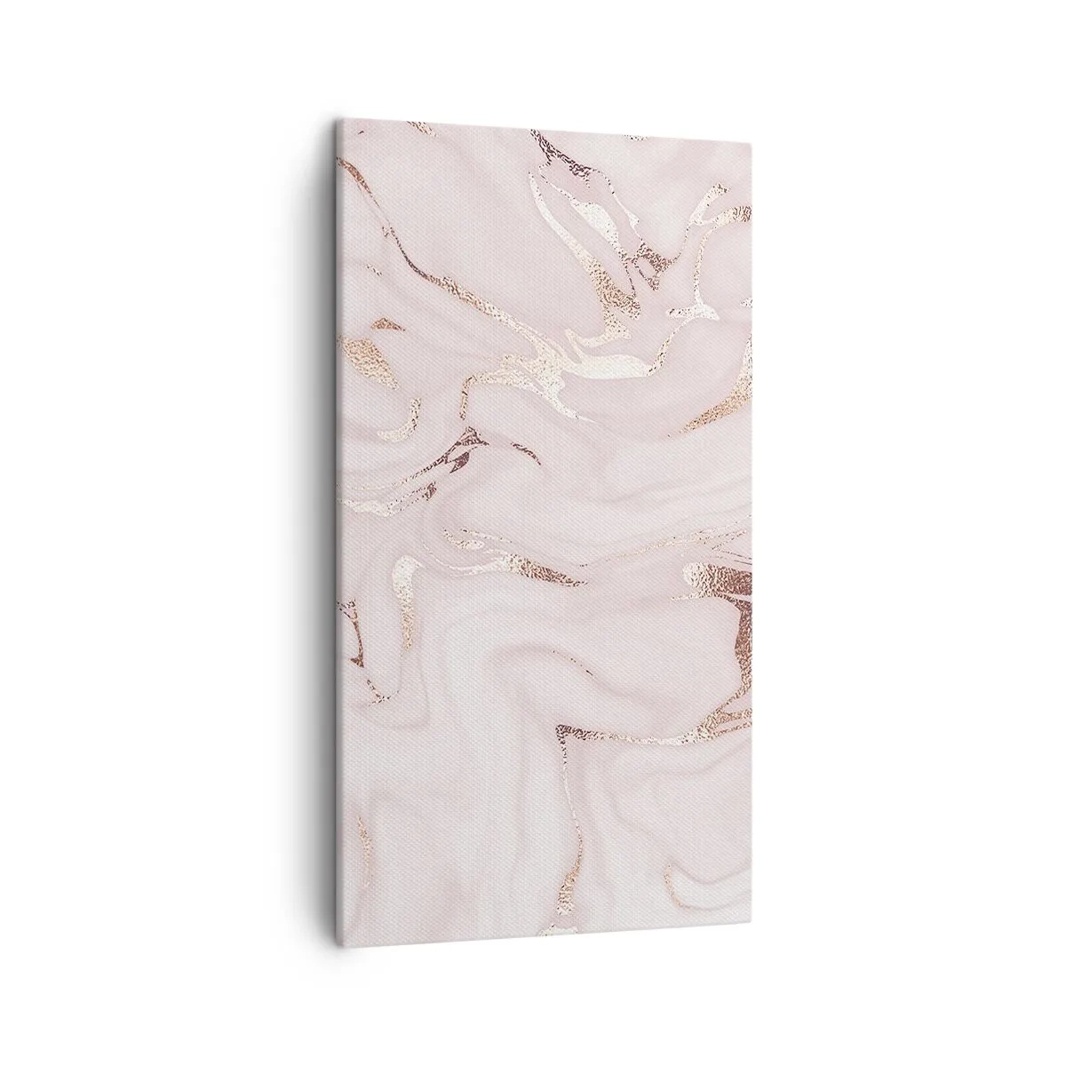 Bild auf Leinwand - Leinwandbild - In einem rosa Schal - 45x80 cm