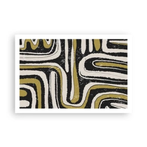 Poster - Komposition: Straßen und Gassen - 91x61 cm