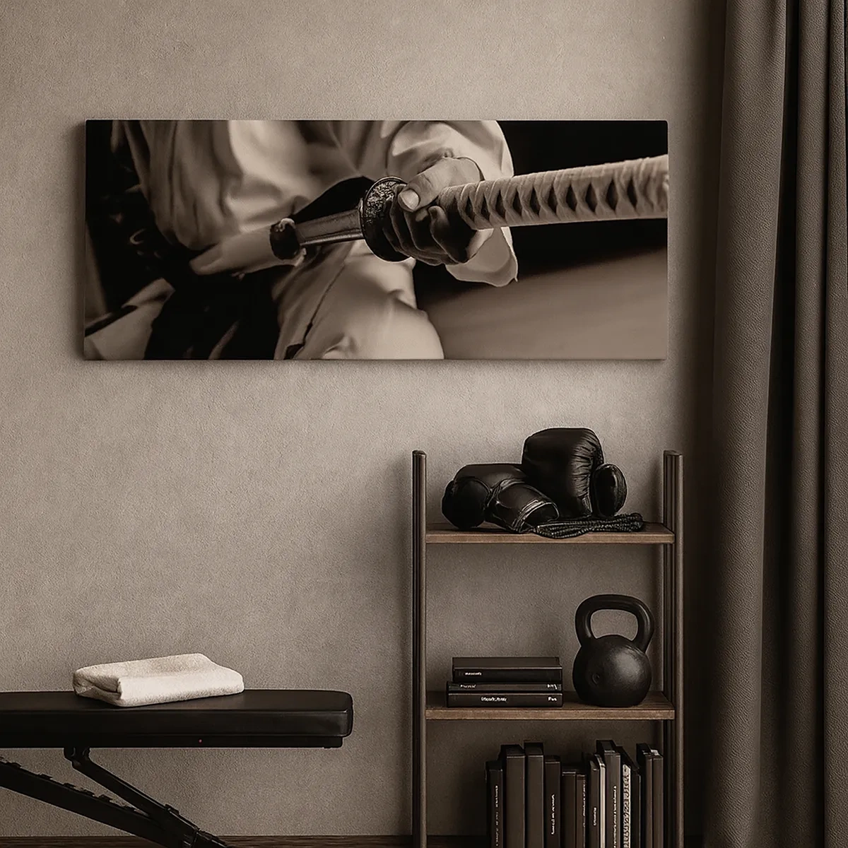 Bild auf Leinwand - Leinwandbild - Kriegerseele - 30x30 cm