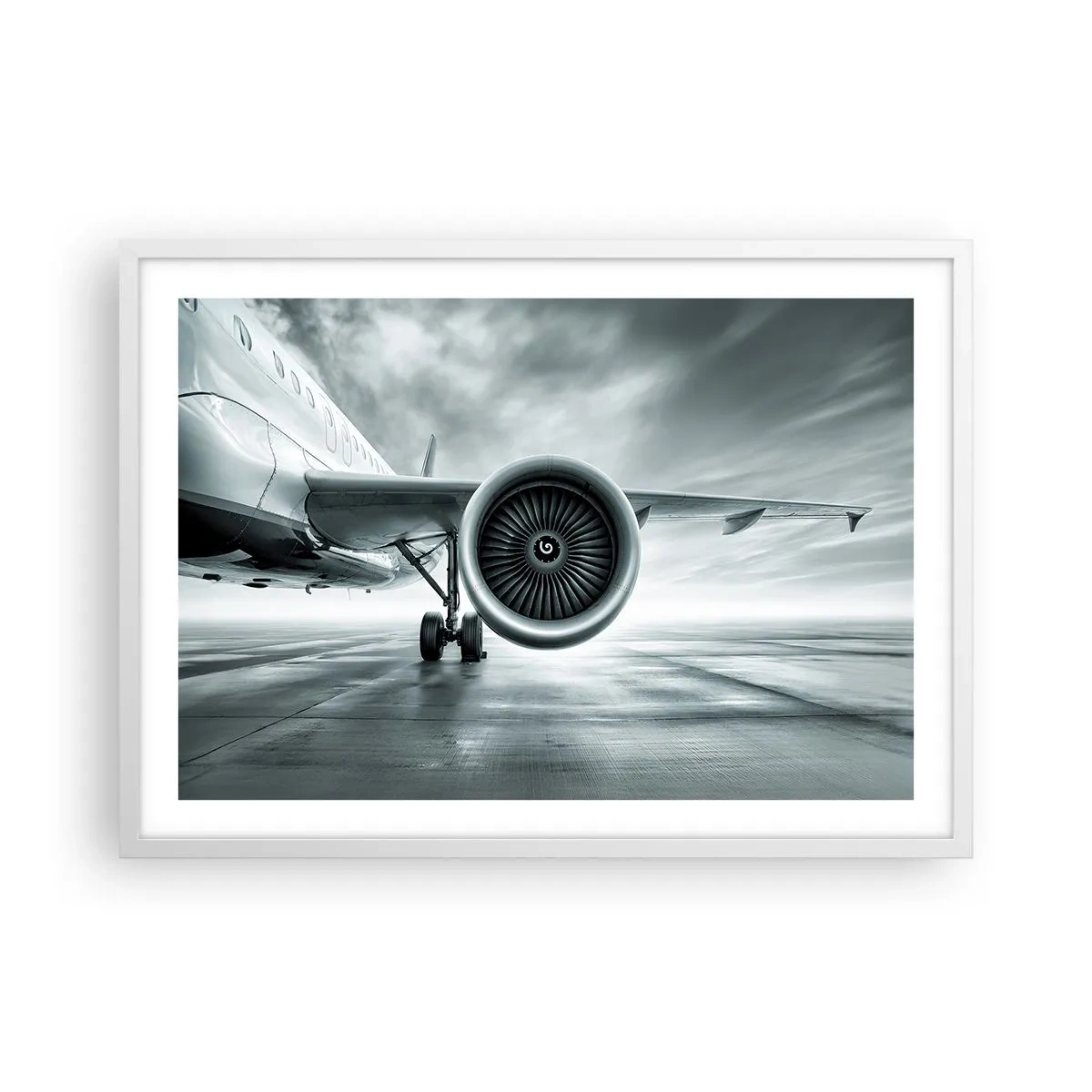 Poster in einem weißen Rahmen - Die Macht ist da! - 70x50 cm