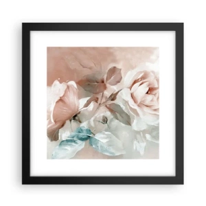 Poster in einem schwarzem Rahmen - Geist der Romantik - 30x30 cm